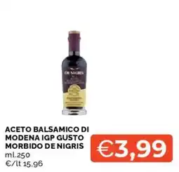 Mercatò Aceto Balsamico di Modena IGP Gusto Morbido de Nigris offerta