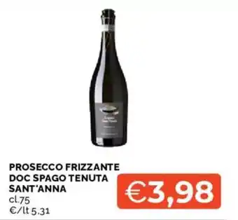 Mercatò Prosecco Frizzante DOC Spago Tenuta Sant'Anna offerta
