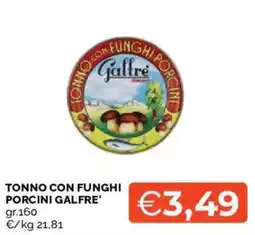 Mercatò TONNO CON FUNGHI PORCINI GALFRE' offerta