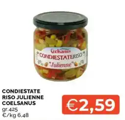 Mercatò CONDIESTATE RISO JULIENNE COELSANUS offerta