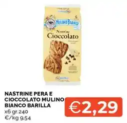 Mercatò NASTRINE PERA E CIOCCOLATO MULINO BIANCO offerta