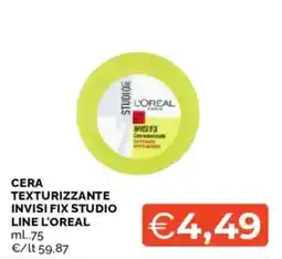 Mercatò CERA TEXTURIZZANTE INVISI FIX STUDIO L'OREAL offerta