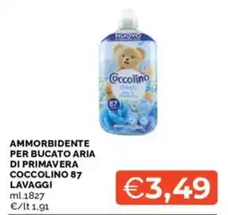 Mercatò Ammorbidente per bucato aria Coccolino offerta