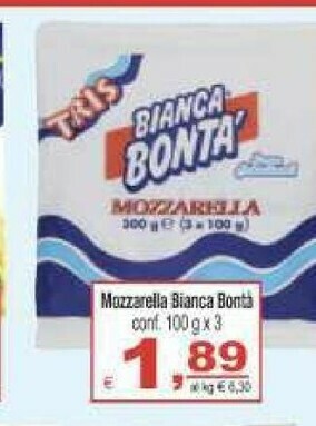CTS Supermercati Mozzarella offerta