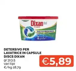 Mercatò Detersivo per lavatrice in capsule Dixan offerta