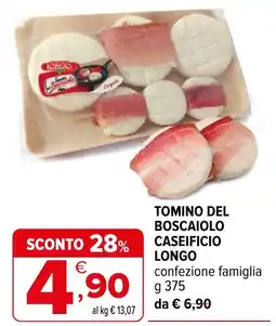 Iperal TOMINO DEL BOSCAIOLLO CASEIFICIO LONGO offerta