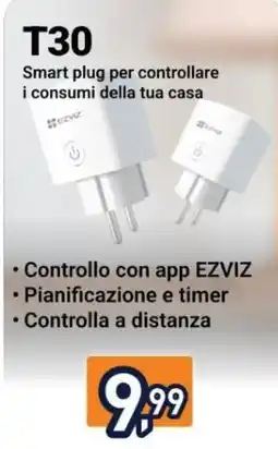 Trony T30 Smart plug per controllare i consumi della tua casa EZVIZ offerta