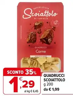 Iperal QUADRUCCI SCOIATTOL0 offerta