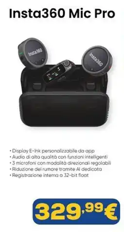 Euronics Insta360 Mic Pro offerta