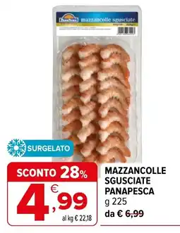 Iperal mazzancolle sgusciate panapesca offerta