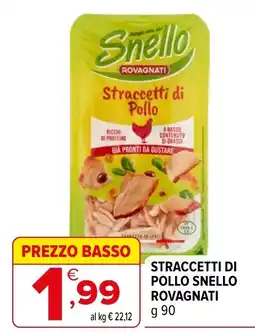 Iperal Straccetti di Pollo Snello Rovagnati offerta