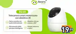 Trony Telecamera smart motorizzata con obiettivo 3K offerta
