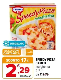 Iperal Speedy Pizza Cameo margherita offerta