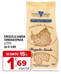 Iperal Fregula Sarda Tanda&Spada offerta