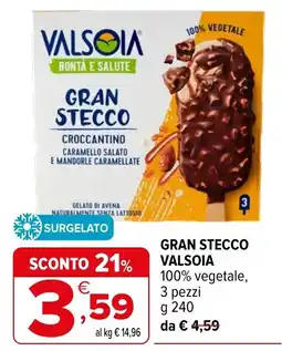 Iperal GRAN STECCO VALSOIA offerta
