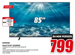 MediaWorld SAMSUNG Smart TV 85" 85U8000F offerta