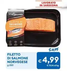MD Discount Alguerès Filetto di Salmone Norvegese offerta