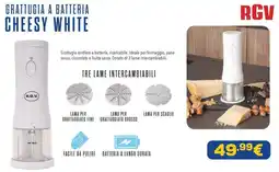 Euronics Grattugia a batteria Cheesy White R.G.V. offerta