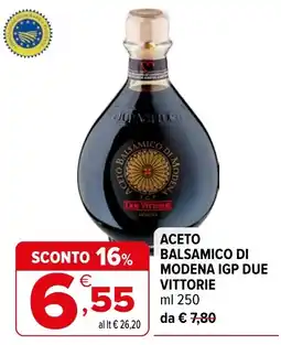 Iperal Aceto Balsamico di Modena IGP Due Vittorie offerta