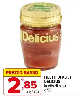Iperal Filetti di Alici Delicius offerta