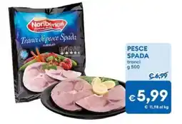 MD Discount Noriberica Tranci di pesce Spada offerta