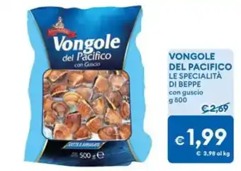 MD Discount Vongole del Pacifico con Guscio offerta
