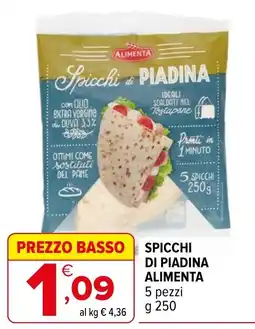Iperal Spicchi di Piadina Alimenta offerta