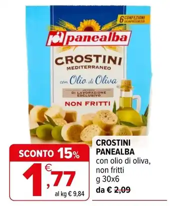 Iperal Crostini Panealba offerta