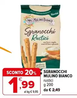 Iperal Sgranocchi Rustici MULINO BIANCO offerta