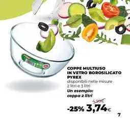 Coop Coppe multiuso in vetro borosilicato pyrex offerta