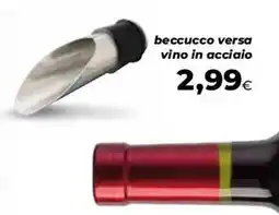 Coop Beccucco versa vino in acciaio offerta