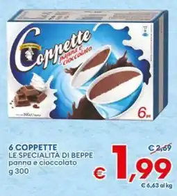 MD Discount Coppette panna e cioccolato offerta
