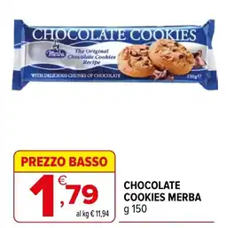 Iperal CHOCOLATE COOKIES MERBA offerta