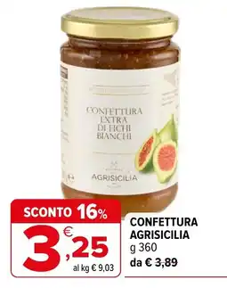 Iperal Confettura extra di fichi bianchi Agrisicilia offerta