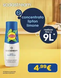 Euronics sodastream concentrato lipton limone offerta