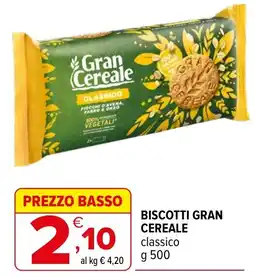 Iperal BISCOTTI GRAN CEREALE classico offerta