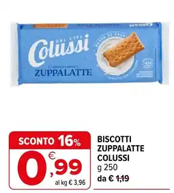 Iperal Biscotti Zuppallette Colussi offerta
