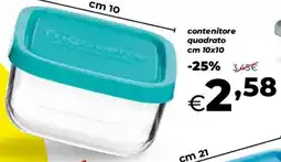 Coop Bormioli Rocco contenitore quadrato offerta