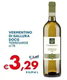 MD Discount Vermentino di Gallura DOCG Terresarde offerta