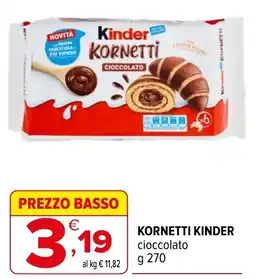 Iperal KORNETTI KINDER offerta