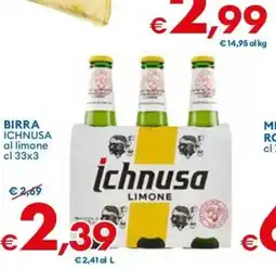 MD Discount Birra Ichnusa al limone offerta