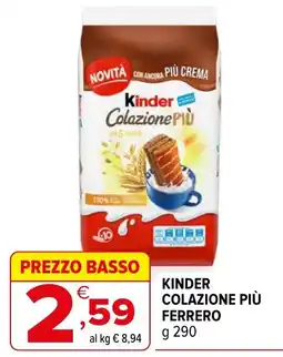Iperal Kinder Colazione Più offerta