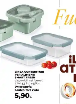 Coop LINEA CONTENITORI PER ALIMENTI SMART FRESH offerta