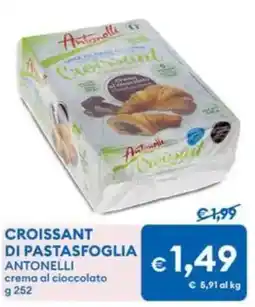 MD Discount CROISSANT DI PASTASFOGLIA ANTONELLI offerta