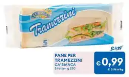 MD Discount PANE PER TRAMEZZINI CA' BIANCA offerta