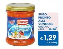 MD Discount Sugo Pronto Gustato alle Vongole offerta