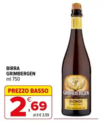 Iperal Birra Grimbergen offerta