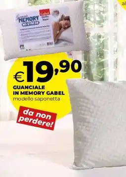 Coop GUANCIALE IN MEMORY GABEL offerta
