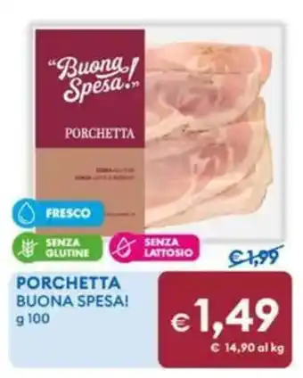 MD Discount PORCHETTA BUONA SPESA! offerta