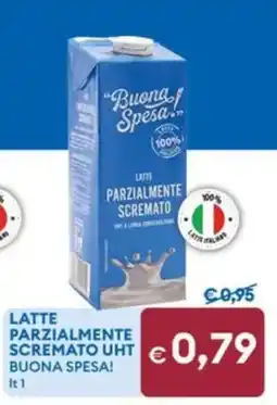 MD Discount Latte parzialmente scremato UHT Buona Spesa! offerta